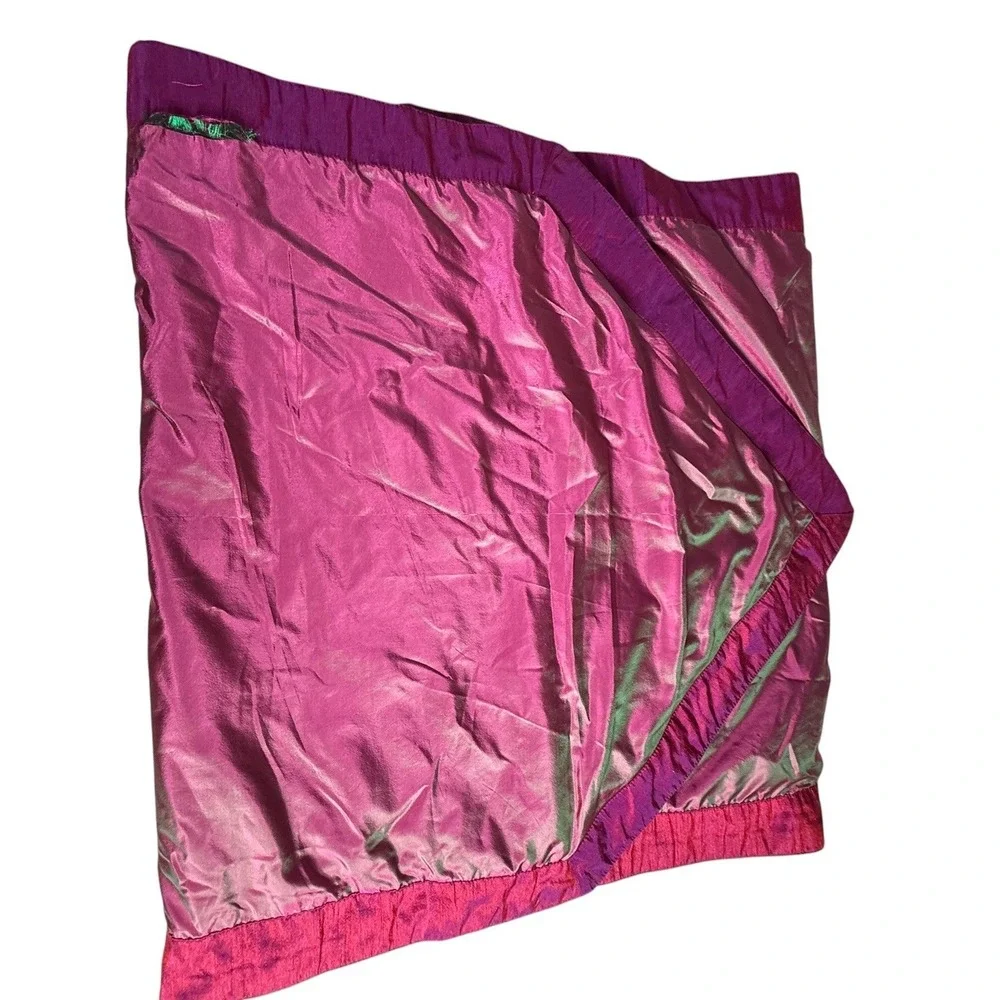 Vintage Iridescent Magenta Table Runner Y2K Fairy Boho Whimsical Witchy 92x24